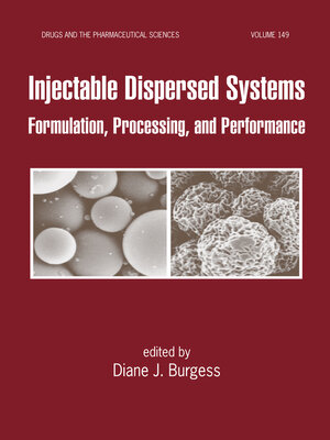 cover image of Injectable Dispersed Systems